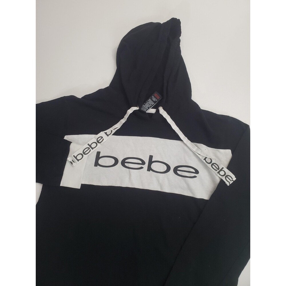 Bebe‎ Women's Long Sleeve Sleepwear Hoodie Cotton Sweater, Large